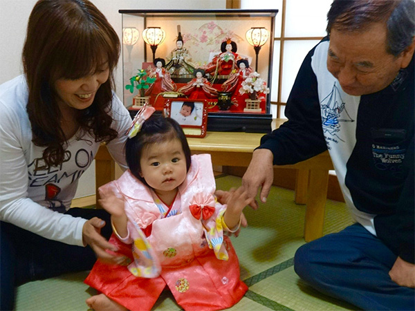  未来(10ヶ月1)ちゃん 「初孫の初節句」 